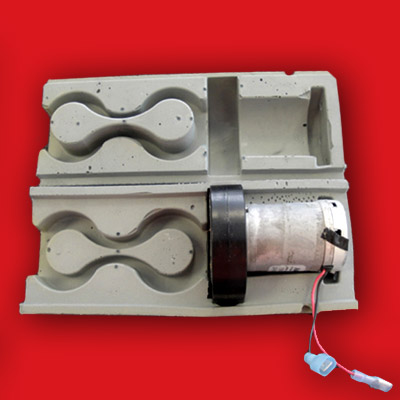 Custom polyurethane foam mold for noise reduction in appliances